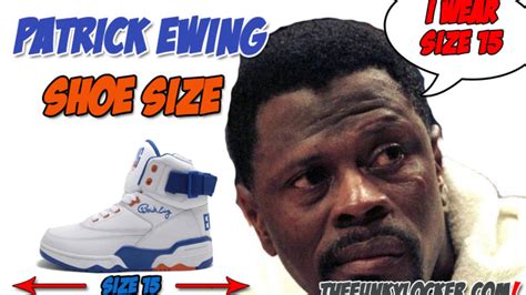 patrick ewing shoes size 14.